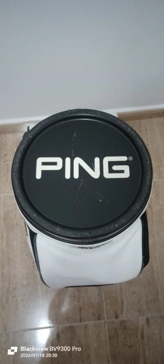 Bolsa Golf PING Den Caddy Vintage Blanca/Negra