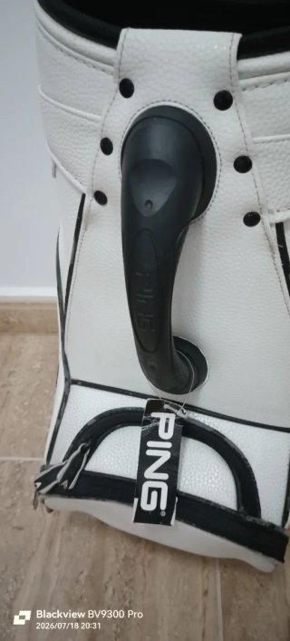 Bolsa Golf PING Den Caddy Vintage Blanca/Negra