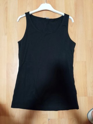 Camiseta tirantes negra talla M