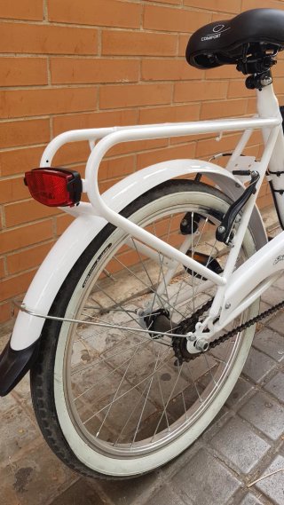 Bicicleta Plegable Blanca. Oferta hasta 30/7/26