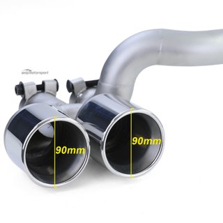 KIT ESCAPE CON SALIDAS DOBLES BMW SERIE 5 F10/F11 SERIE6 F12/F13 LOOK M