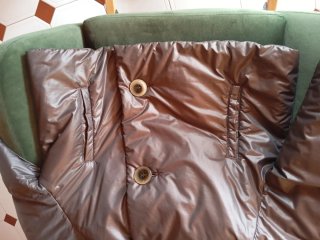 Anorak marrón Sisley Made in Italy