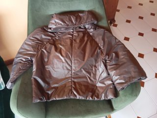 Anorak marrón Sisley Made in Italy