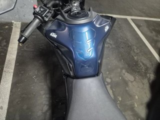 KTM Duke 125 2025 Azul Naranja