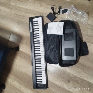 Teclado Plegable 61 Teclas COSTWAY