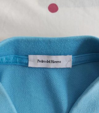 Polo Pedro del Hierro Azul Turquesa Talla M