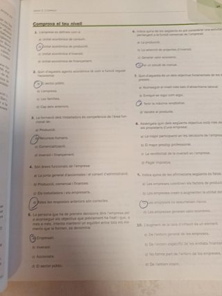 Funcionament de l’empresa 1r Batxillerat