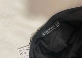 Vestido negro corto tirantes