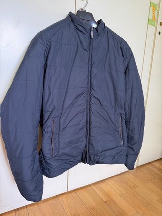 Chaqueta Cuero Sintético Massimo Dutti Marrón