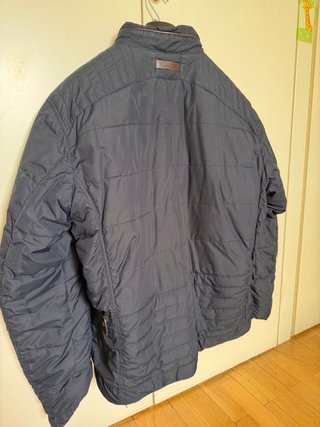 Chaqueta Cuero Sintético Massimo Dutti Marrón