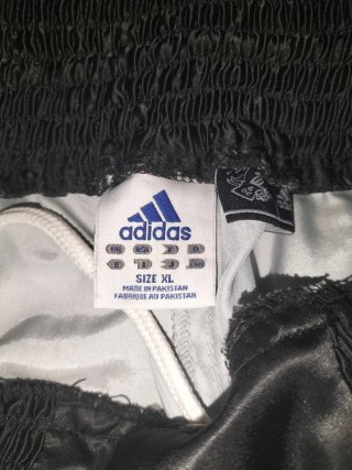 Pantalón Boxeo Adidas Negro Plateado