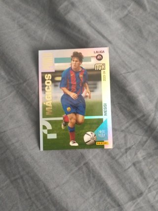 Cromos Messi y Cristiano Ronaldo Mágicos Power