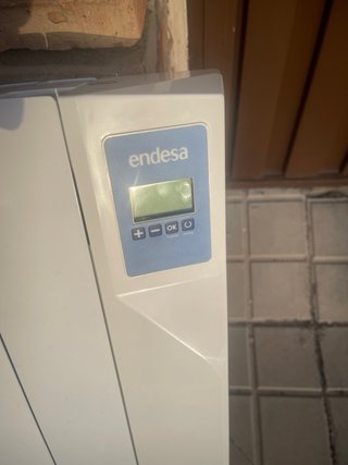 Radiador eléctrico Endesa blanco