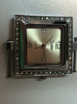 Reloj Cartier Cuadrado con Cristales