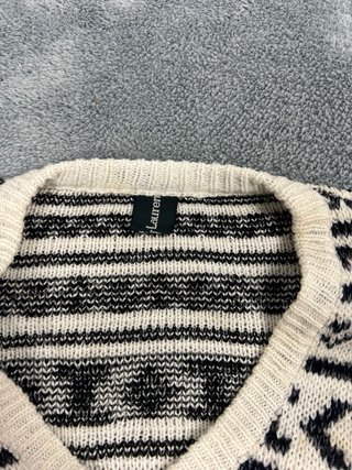 Jersey Polo Ralph Lauren V-neck Patrón
