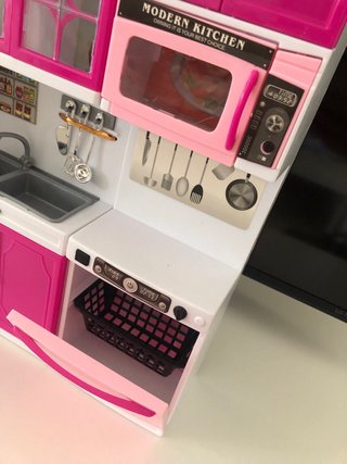 Cocinita de juguete para Barbie