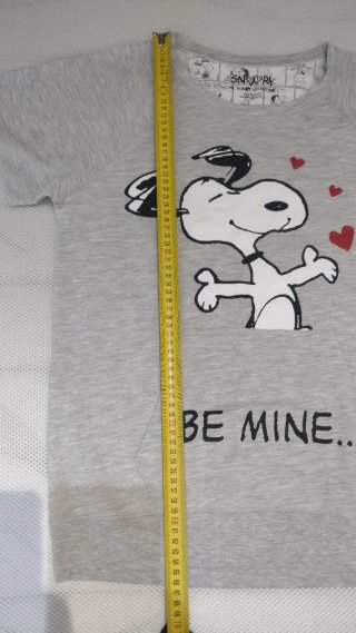 Sudadera Snoopy manga corta L El Corte Inglés