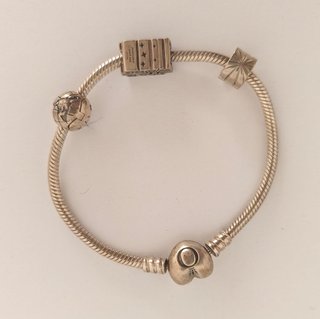 Pulsera Pandora Moments Plata 925 Corazón Star War