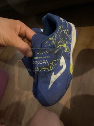 Botas de fútbol Joma Supercopa niño azul