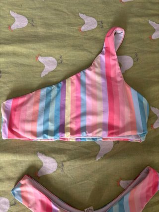 Bikini nuevo rayas multicolor
