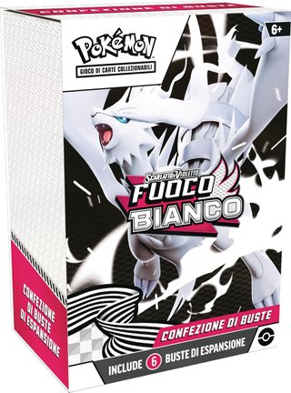 Pokemon GCC Fuoco Bianco Box - 6 buste