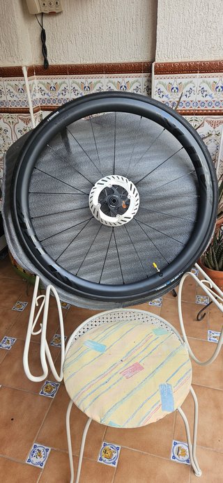 Ruote Carbonio 38mm complete con pignoni, dischi e cubetti