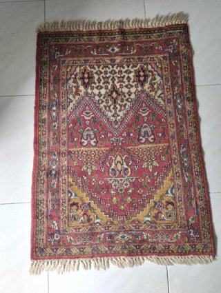 Tappeto persiano in lana multicolore