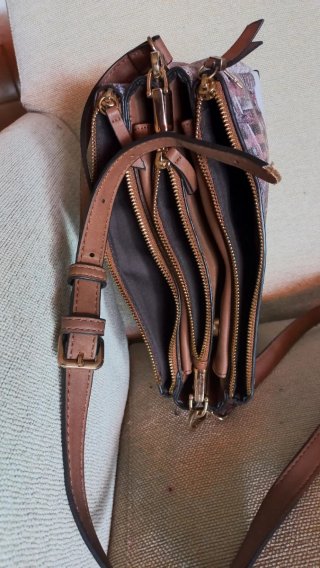 Bolso con estampado de ciudad