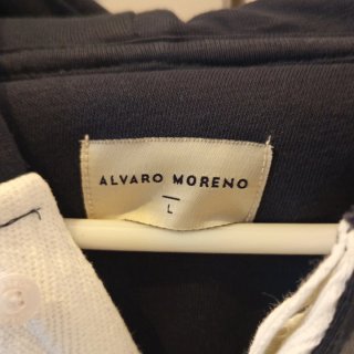 Sudadera Alvaro Moreno azul y gris