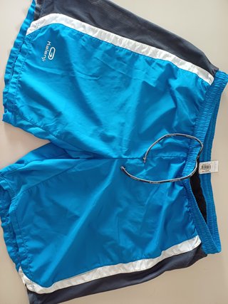 Pantalón Corto / Bañador Kalenji XL Azul/Gris