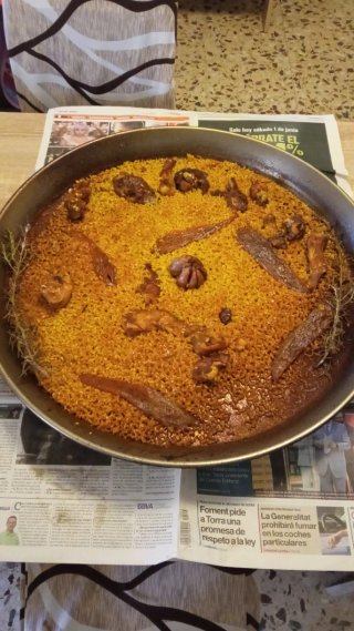 Paellas para llevar de lo que quieran...