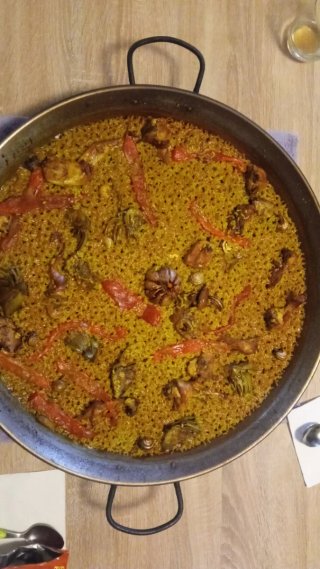 Paellas para llevar de lo que quieran...