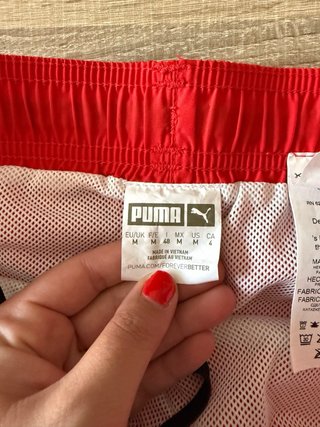 Bañador Puma Rojo