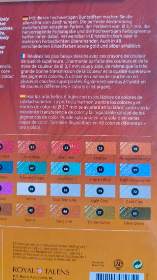 Caja Lápices Colores Profesionales 48
