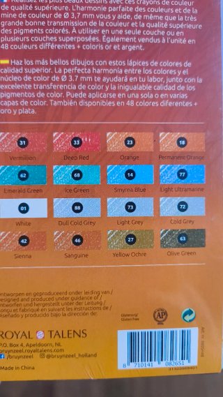 Caja Lápices Colores Profesionales 48