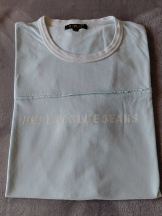 T-shirt azzurra Replay