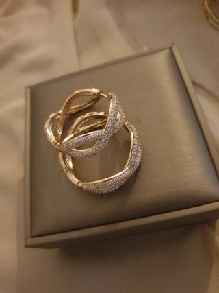 Pendientes Oro 18k 3cm