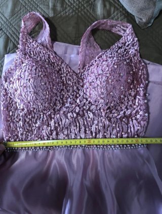 Vestido de fiesta rosa