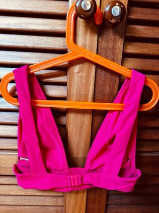 Top Bikini Triangular Zara Rosa
