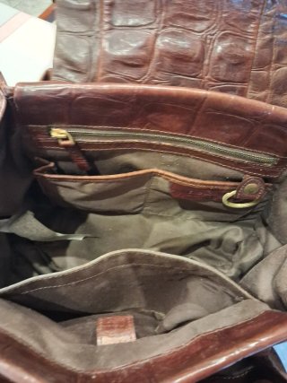 Bolso Adolfo Domínguez marrón chocolate