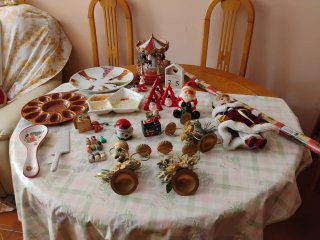 Lote Decoración Navidad. Hay objetos sin estrenar