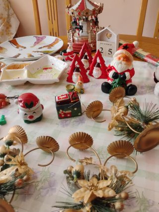 Lote Decoración Navidad. Hay objetos sin estrenar