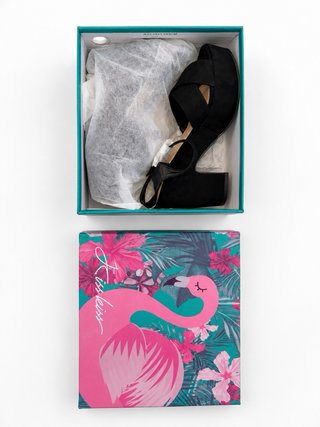 Tacones Kiss Kiss Plataforma Talla 36 Negros