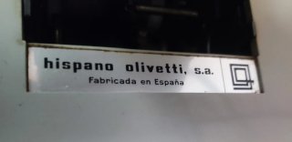 Calculadora mecánica o sumadora Olivetti antigua