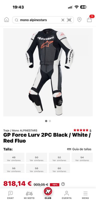 Mono Alpinestars GP Force Lurv 2 PC