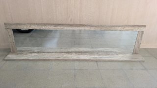 Espejo madera con balda