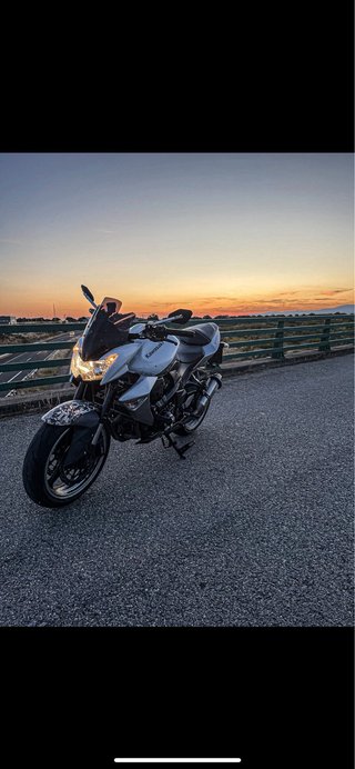 Kawasaki Z1000 2008 Plata/Blanco
