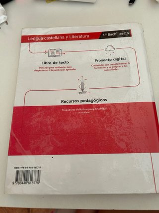 Lengua castellana y literatura, 1 Bachillerato