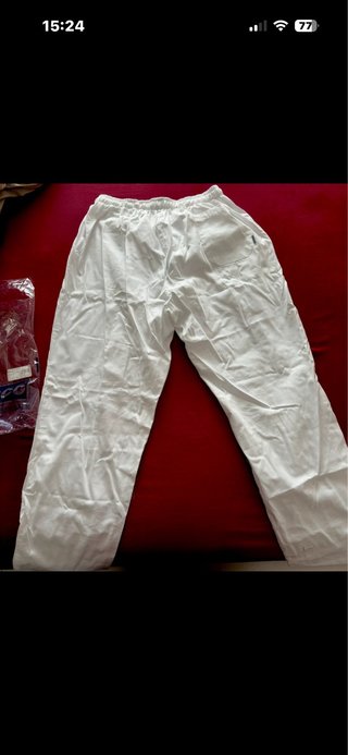 Pantaloni professionali Isacco bianchi
