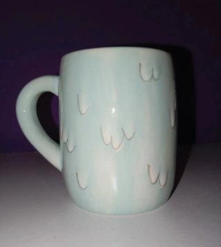 Tazza gufo in ceramica